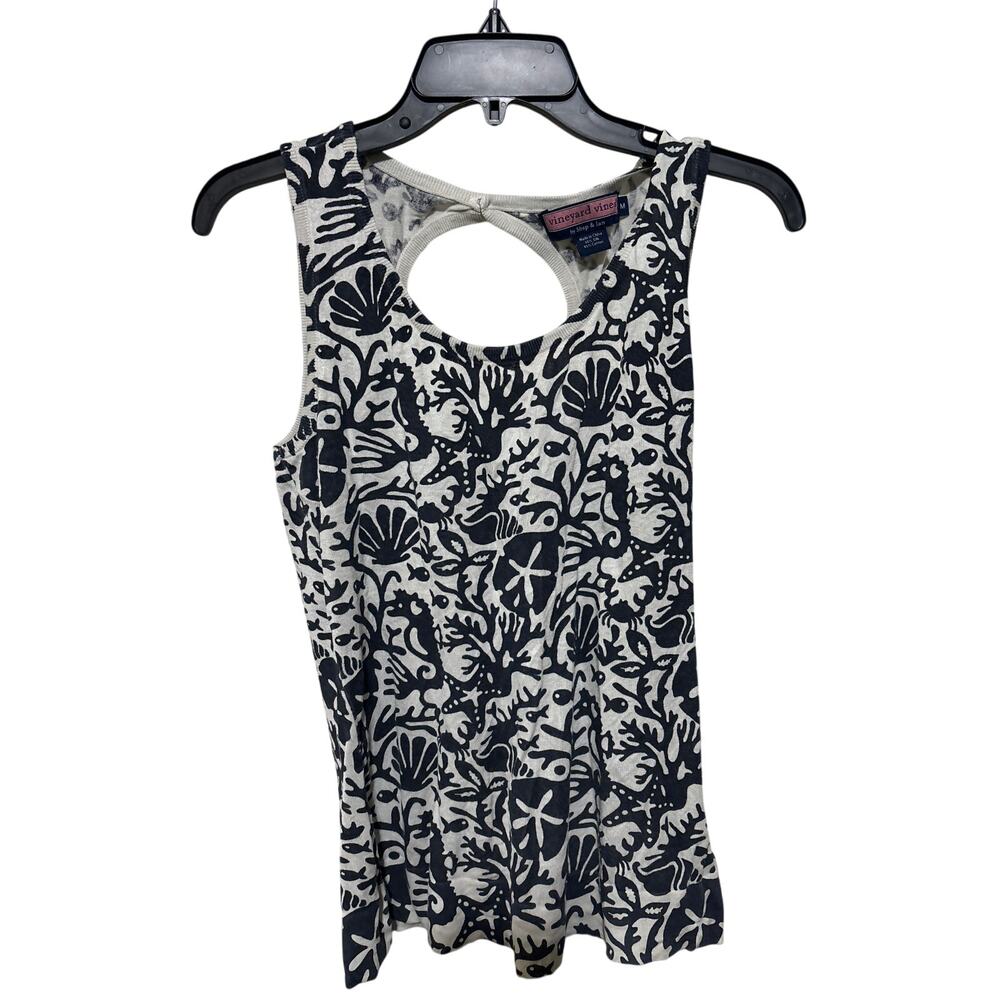 Vineyard Vines Silk Cotton Blend Tank Top M